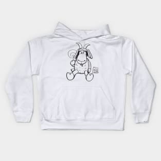 Sheep ram - miss you Kids Hoodie